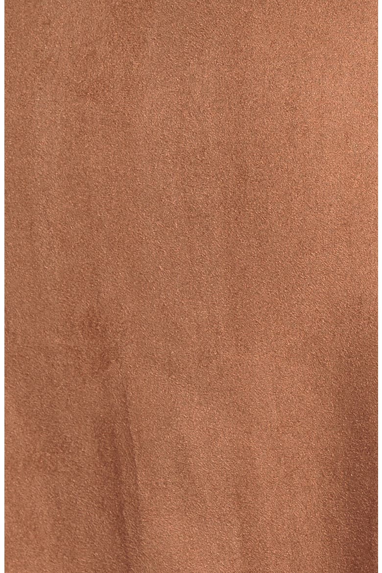 Denim Skirt, Alternate, color, BROWN