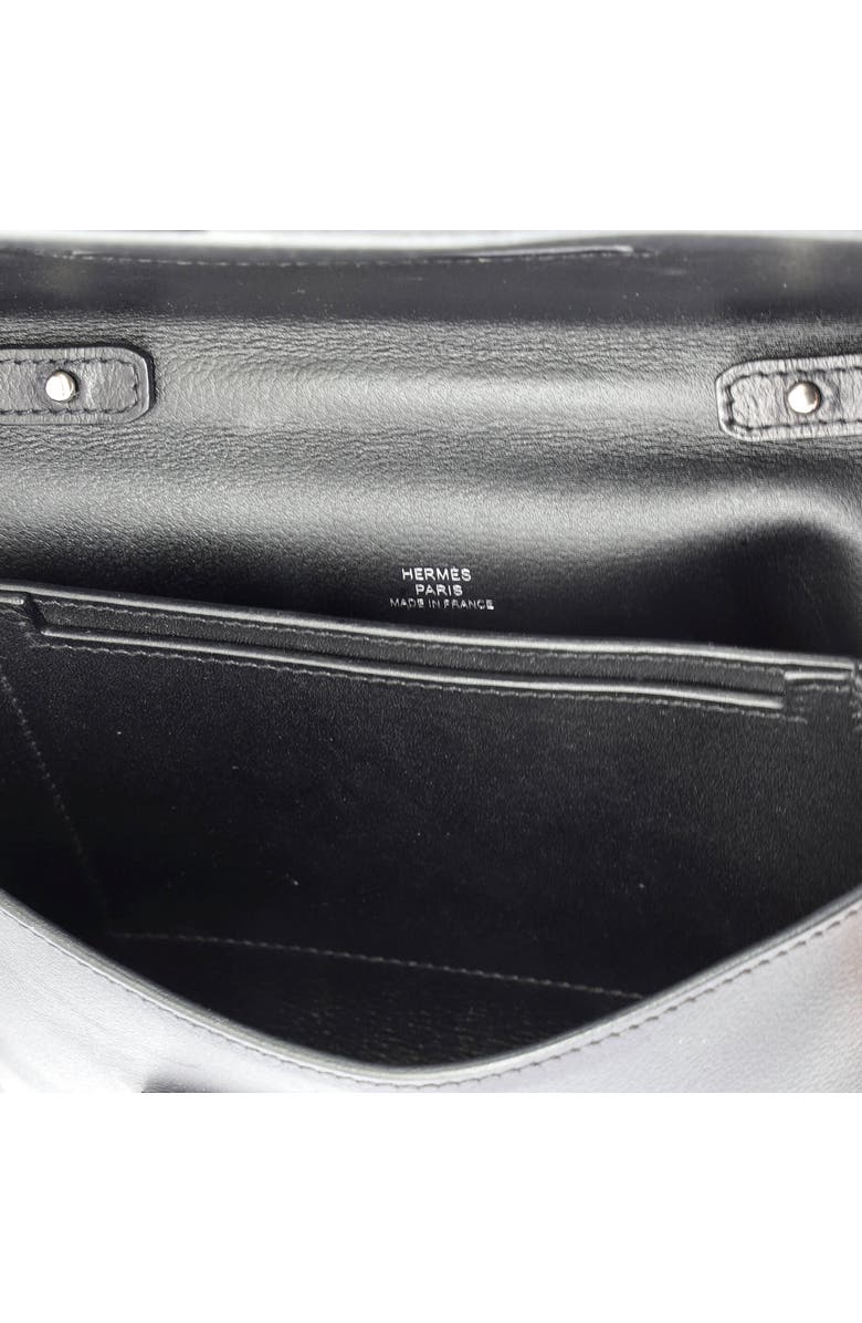 Pre-Owned Hermes H Passant Clutch Shoulder Bag Evercolor, Alternate, color, Noir