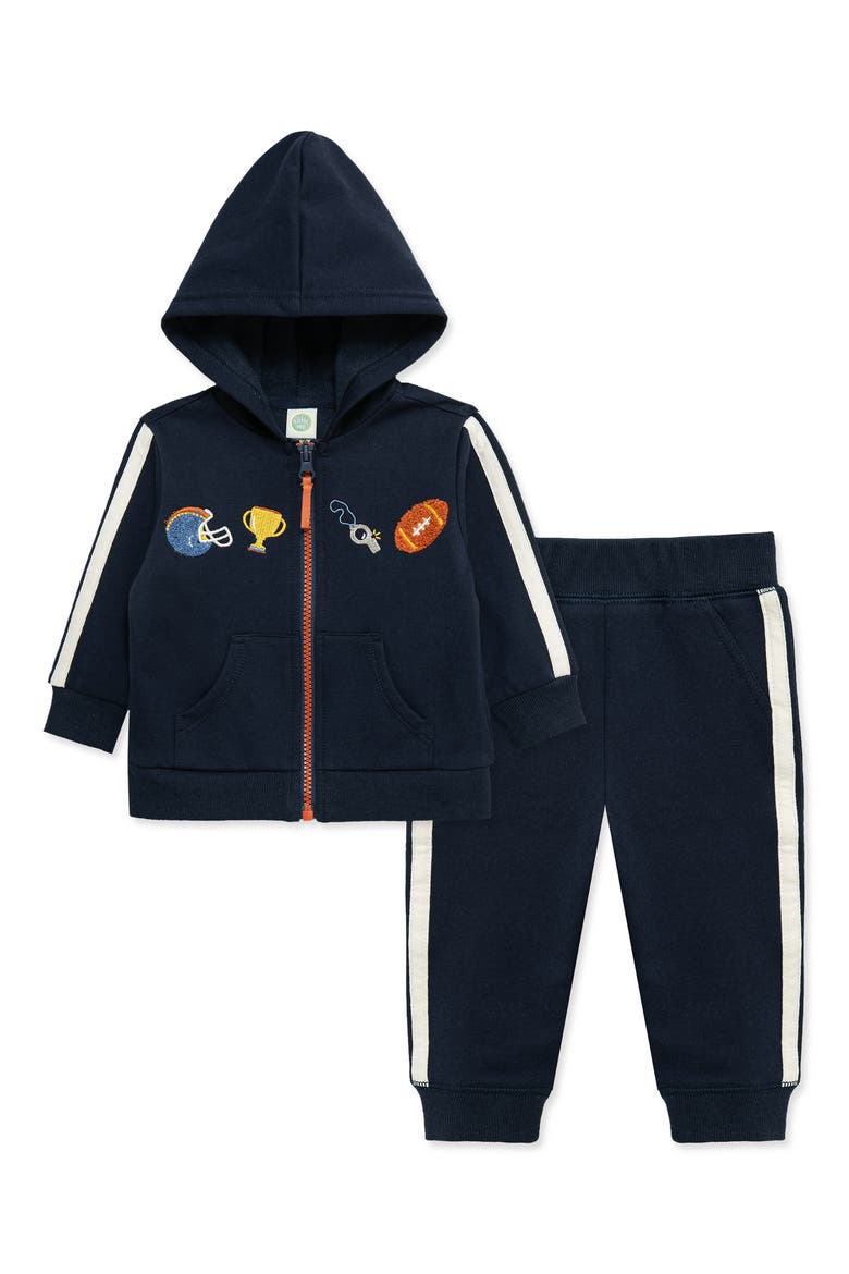 Kids' Football 2-Piece Hoodie Set, Alternate, color, BLUE