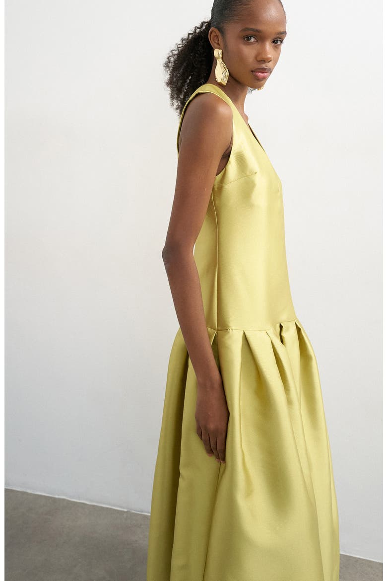 Drop Waist Sleeveless Dress, Alternate, color, GREEN