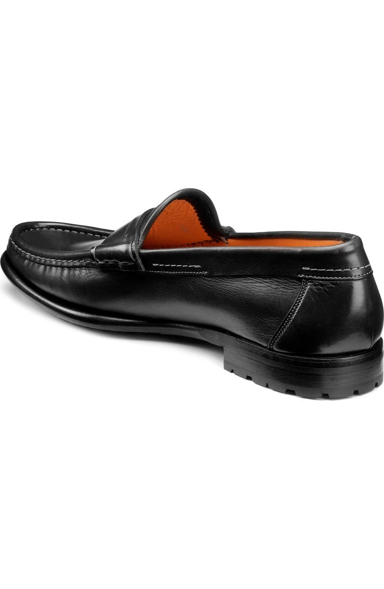 Santoni Ascott Penny Loafer, Alternate, color, Black