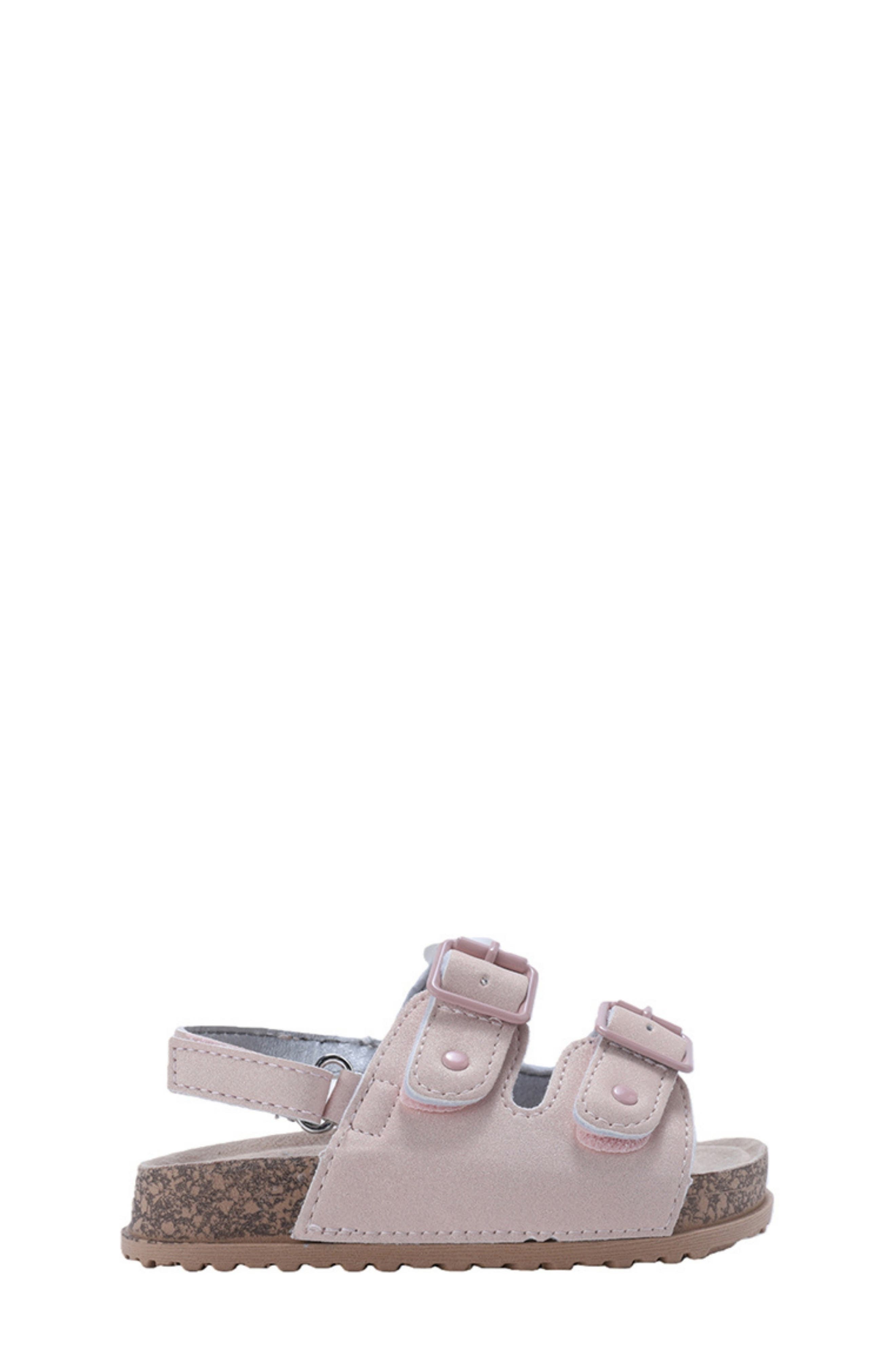 bebe Flora Sandal, Alternate, color, Light Pink