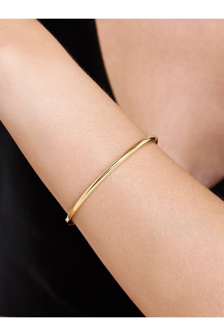 3mm Bangle Bracelet in 14K Gold, Alternate, color, Gold