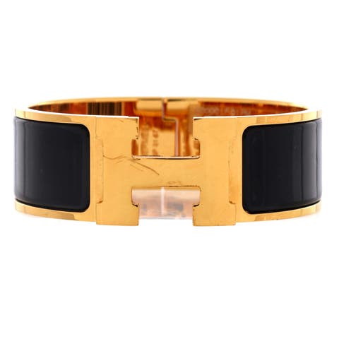 Clic H Bracelet Enamel Wide