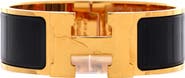 Pre-Owned Hermes Clic H Bracelet Enamel Wide