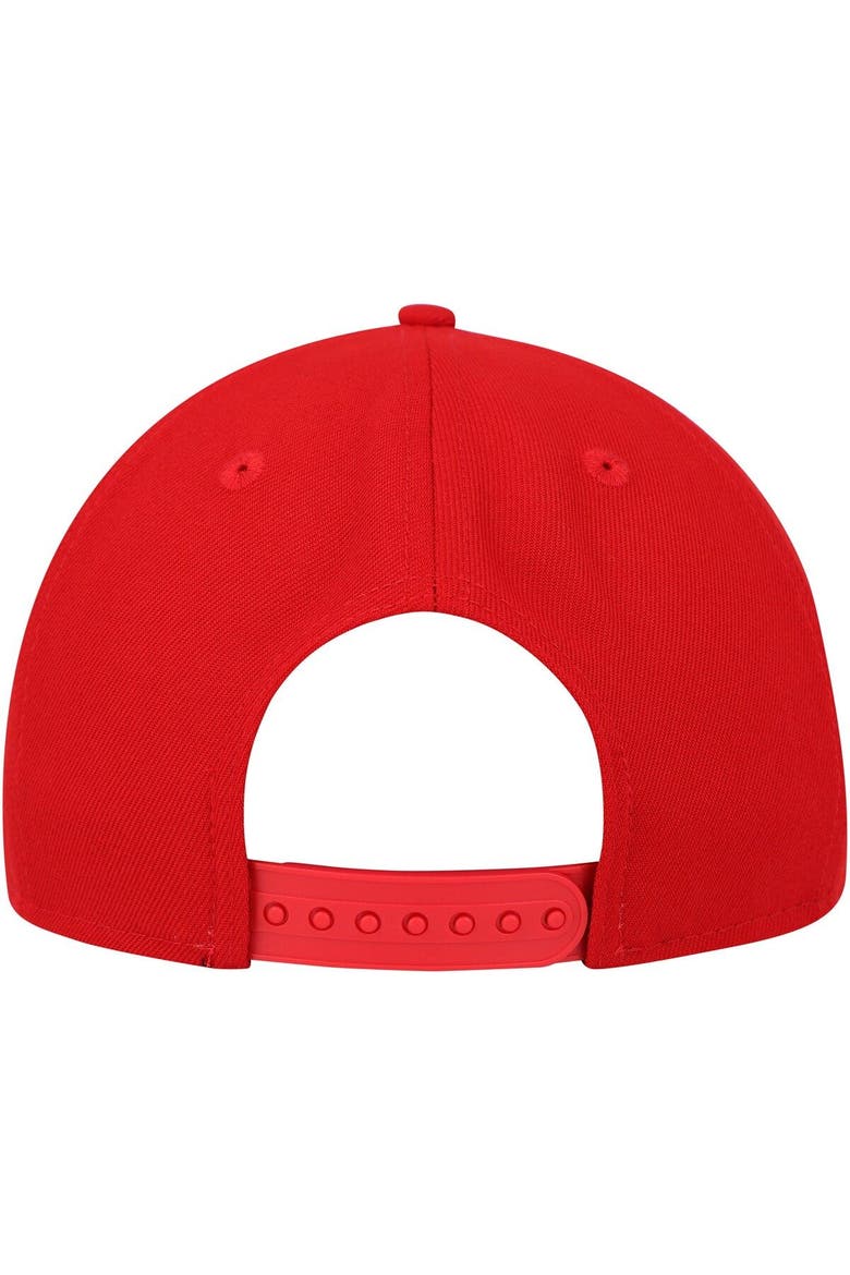 Men's New Era Red USWNT Team Basic 9FIFTY Snapback Hat, Alternate, color, Red