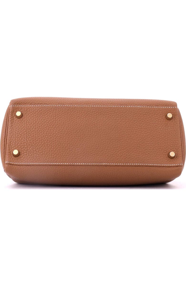 Pre-Owned Hermes Kelly Handbag Brown Togo with Gold Hardware 28, Alternate, color, Gold