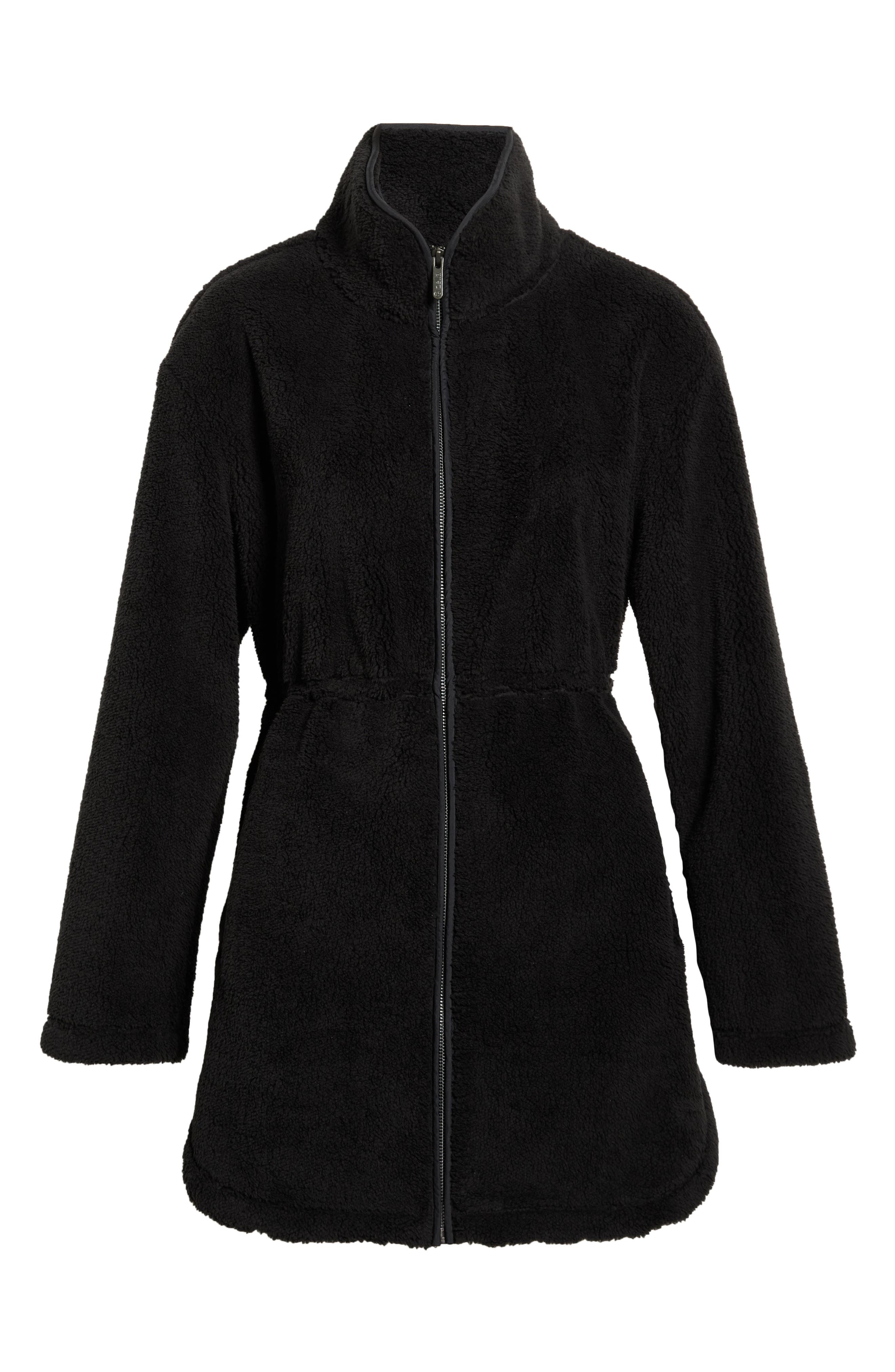 Faux Shearling Longline Jacket (Women) | Nordstromrack