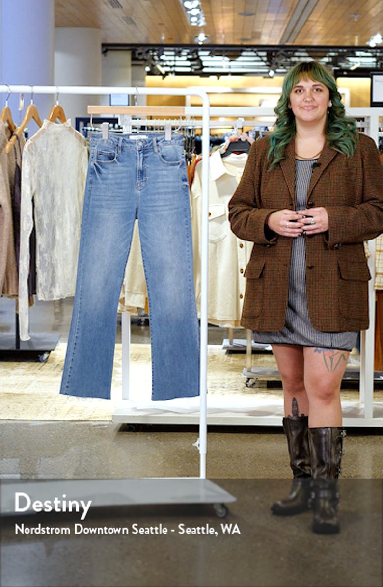 Raw Hem Bootcut Jeans, sales video thumbnail