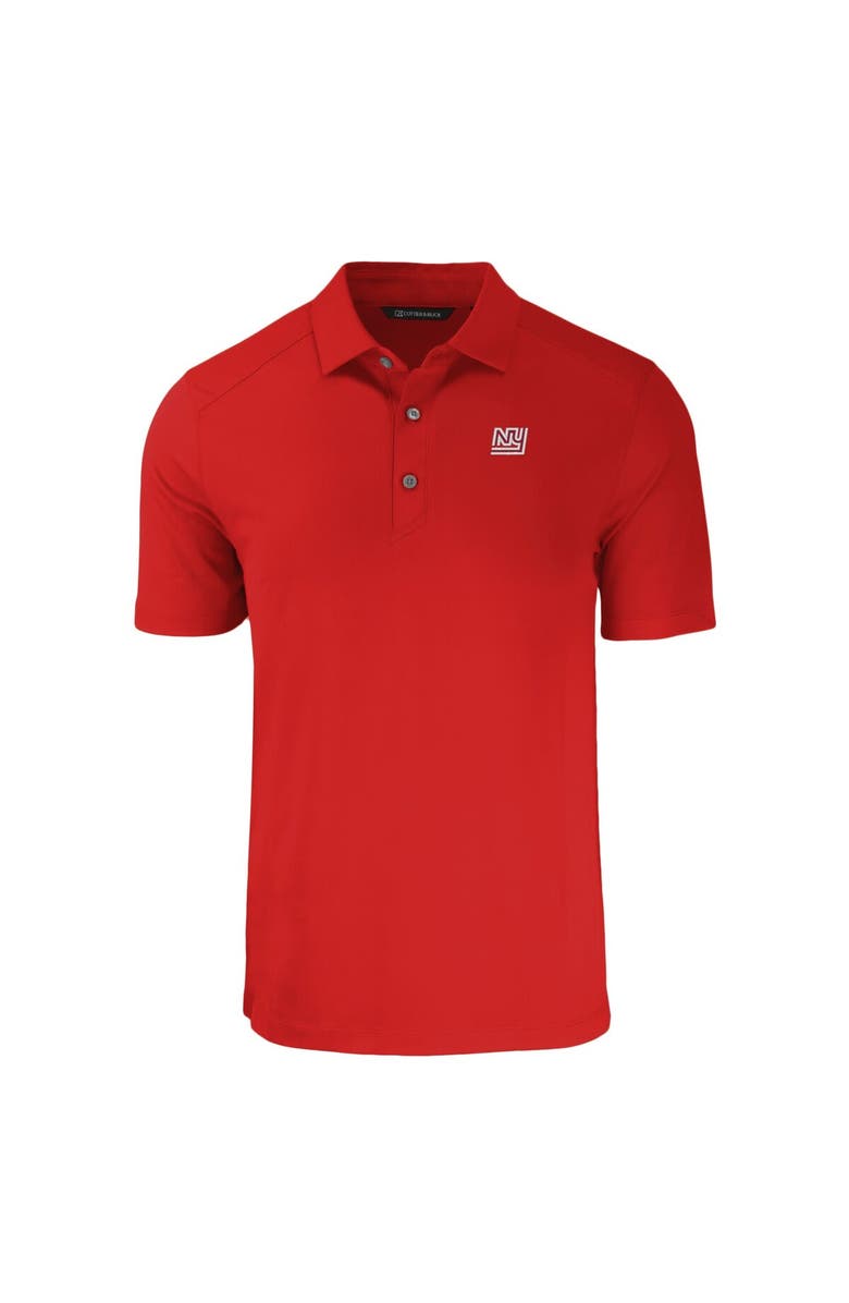 Cutter & Buck Men's Cutter & Buck Red New York Giants Throwback Forge Eco Stretch Recycled Polo, Alternate, color,
