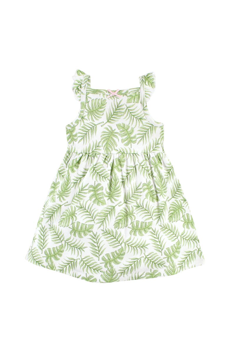Hudson Baby 2Pk Sleeveless Dress, Alternate, color, Palm Leaf