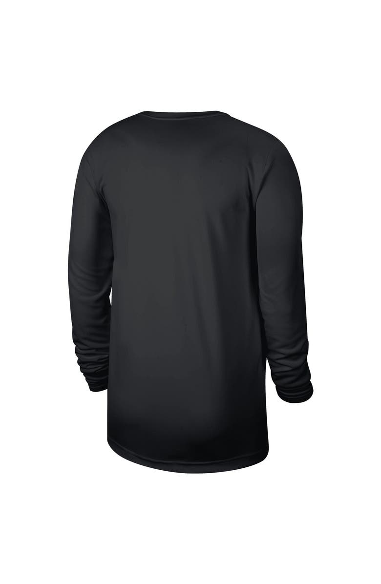Nike Men's Nike Black Milwaukee Bucks 2024/25 Legend On-Court Practice Long Sleeve T-Shirt, Alternate, color, 