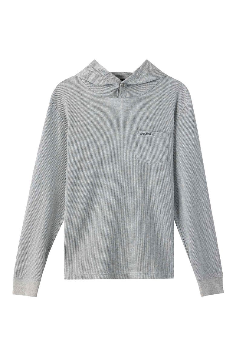 Kids' Overland Thermal Pullover Hoodie, Main, color, HEATHER GREY