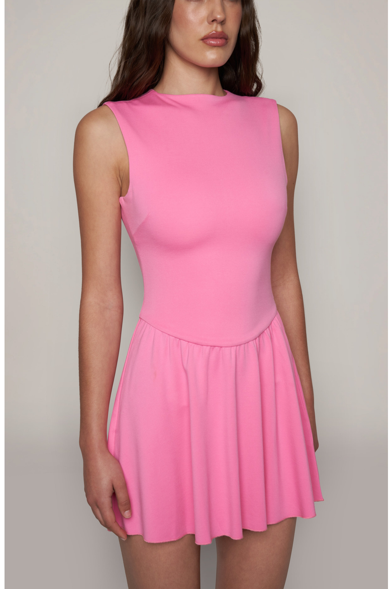 Erisa Dress, Alternate, color, Sweet Pink
