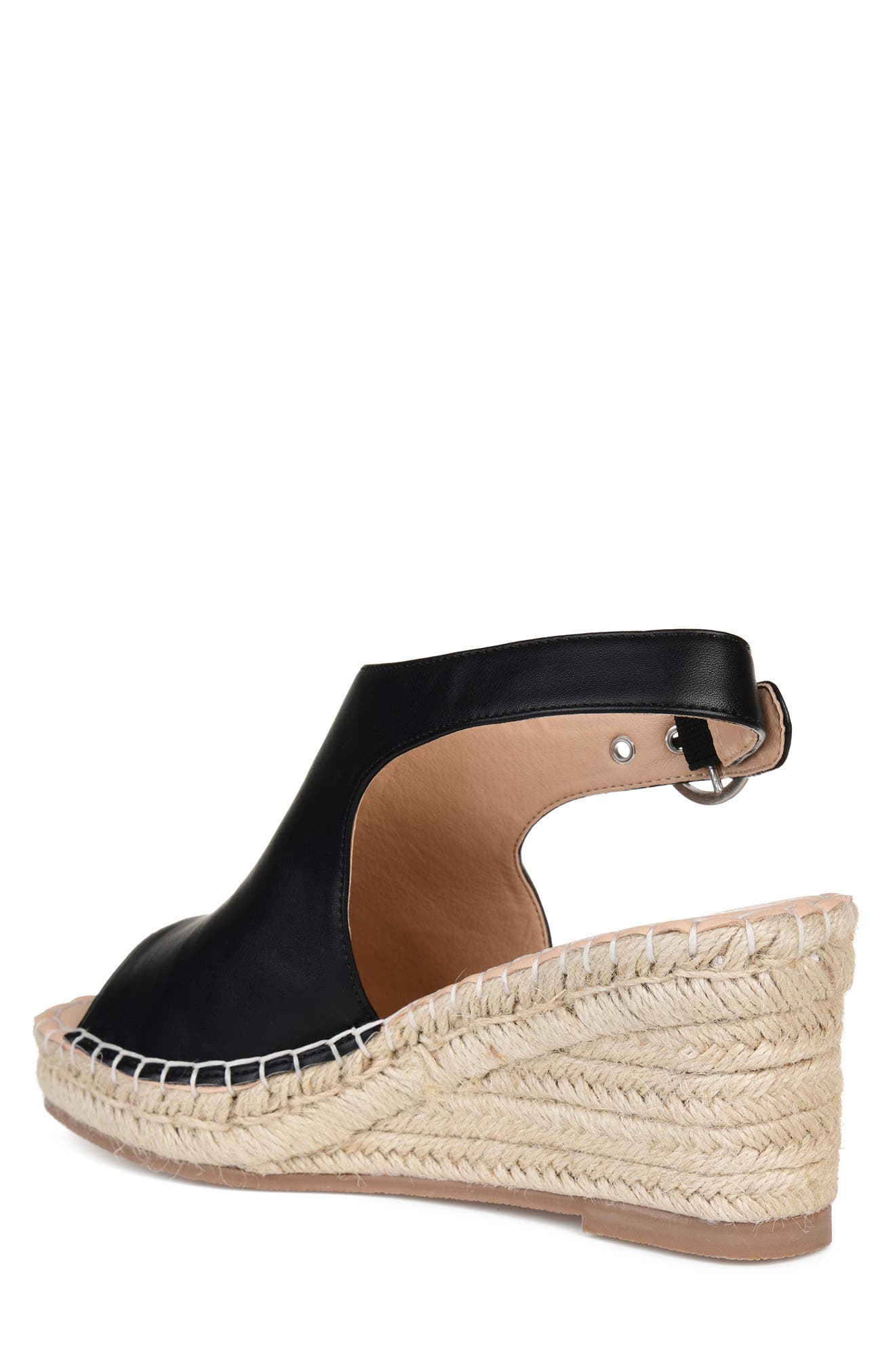 Journee Collection Crew Espadrille Wedge Sandal - Wide Width, Alternate, color, 