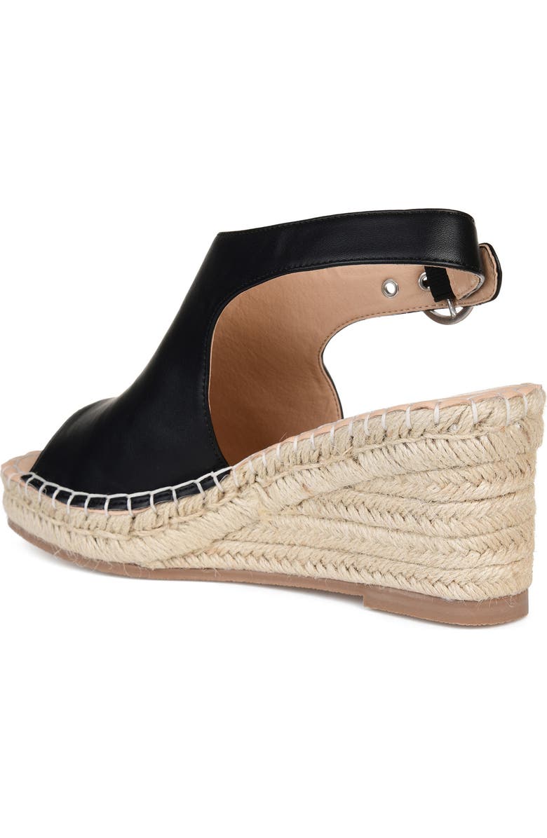 Journee Collection Crew Espadrille Wedge Sandal - Wide Width, Alternate, color,
