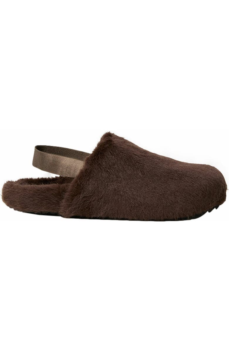 WeWoreWhat Fur Slipper, Main, color, Chestnut