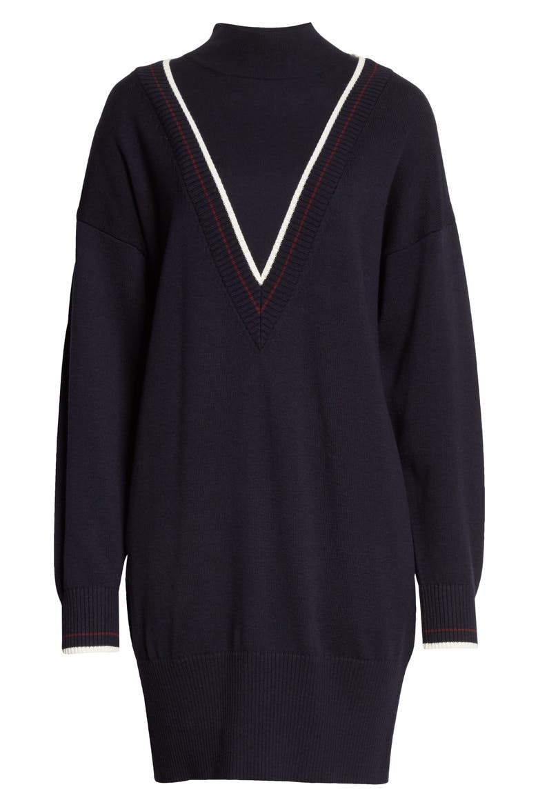 Farisol Sweater Dress, Alternate, color, MIDNIGHT