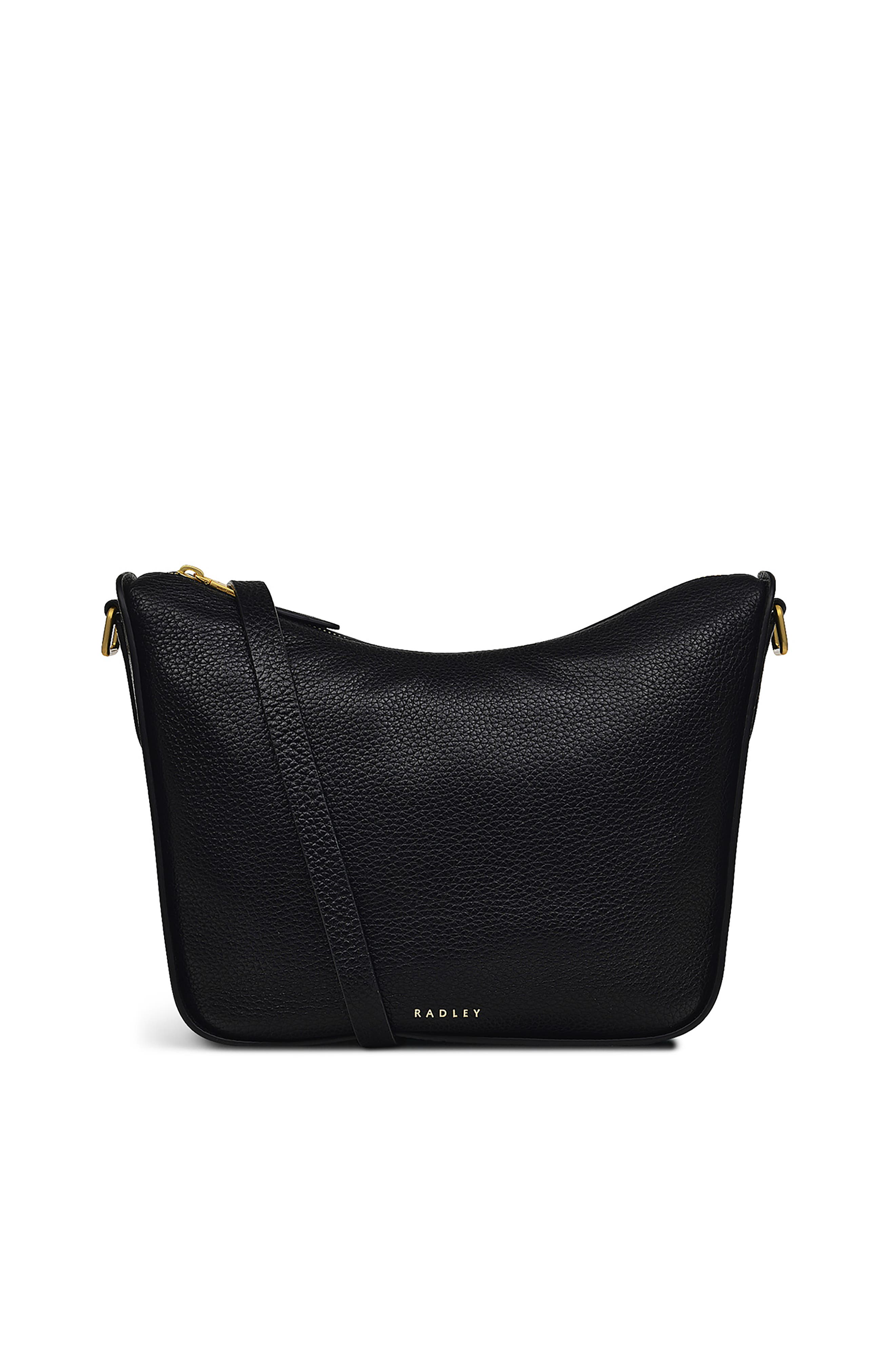 Radley Oak Street Medium Ziptop Crossbody, Main, color, Black