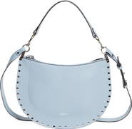 Isabel Marant Oskan Soft Zipped Leather Crossbody Bag