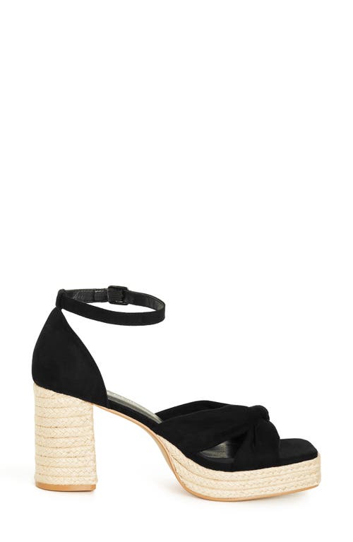 City Chic Oakley Platform Espadrille Sandal