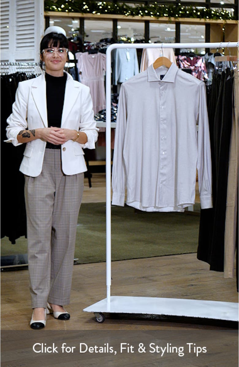 4Flex Modern Fit Knit Dress Shirt, sales video thumbnail