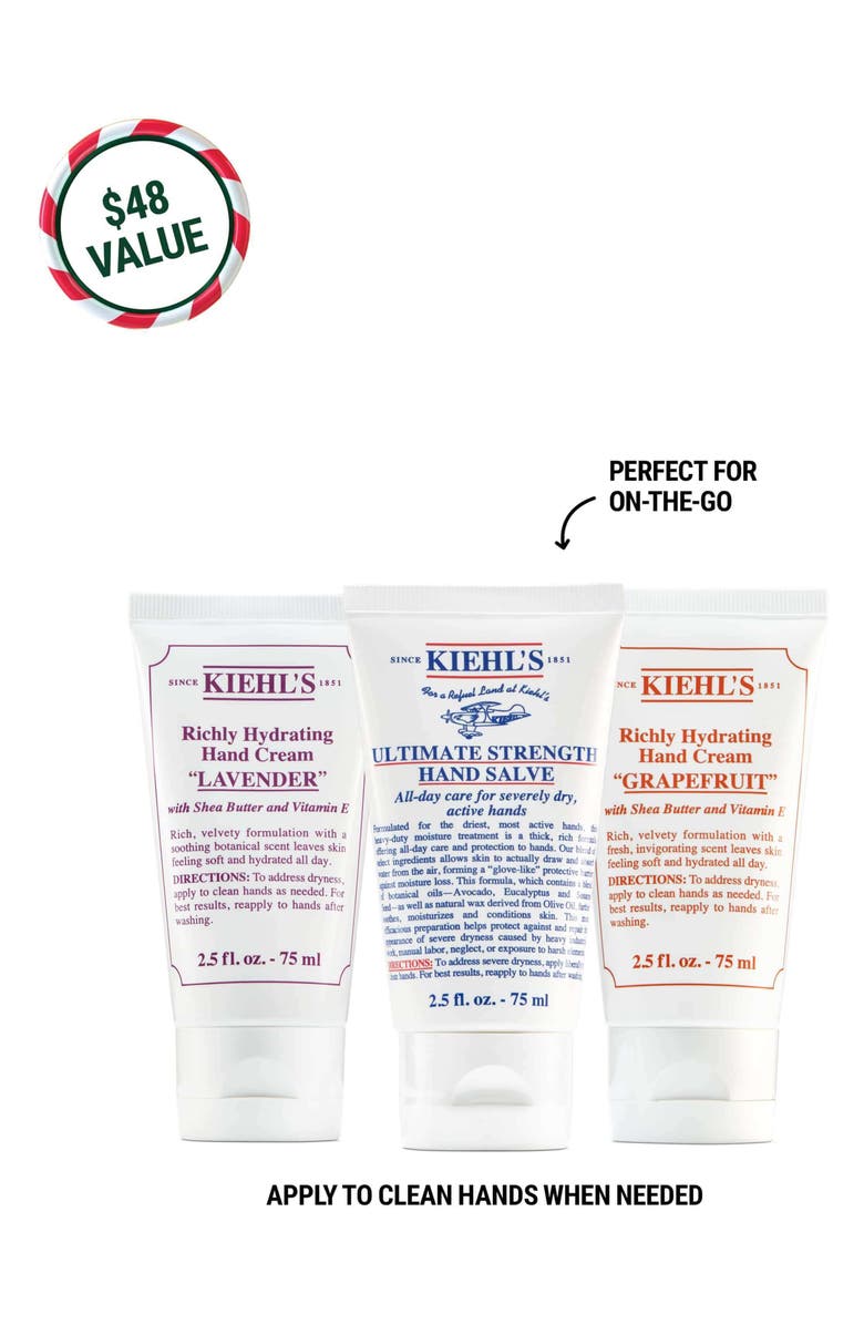 Kiehl's Since 1851 Hydrating Hand Care Set USD $48 Value, Alternate, color, 