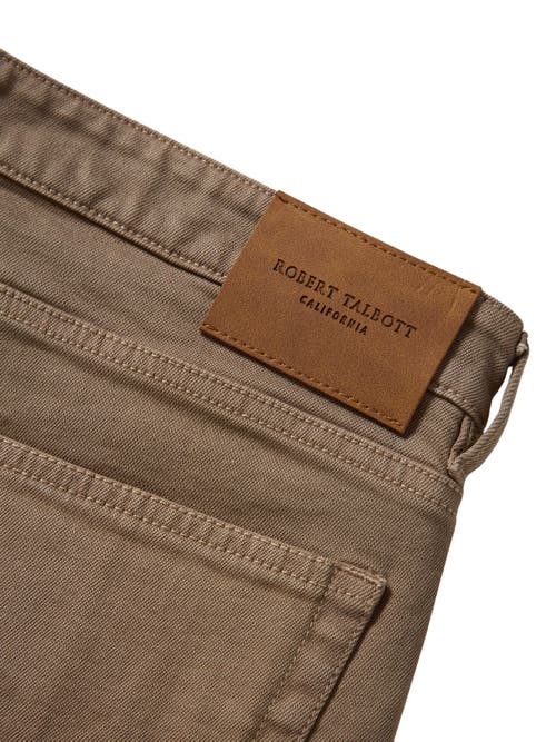 Robert Talbott Hudson Comfort Stretch 5 Pocket Pant In Brown