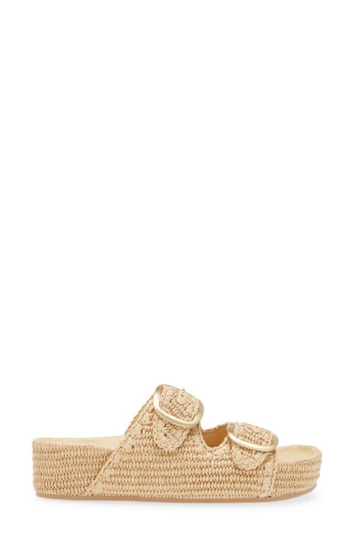 Loeffler Randall Theo Double Band Slide Sandal In Natural