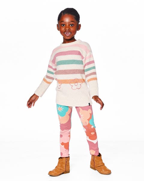 Knitted Tunic with Stripes (Little Kid & Big Kid)