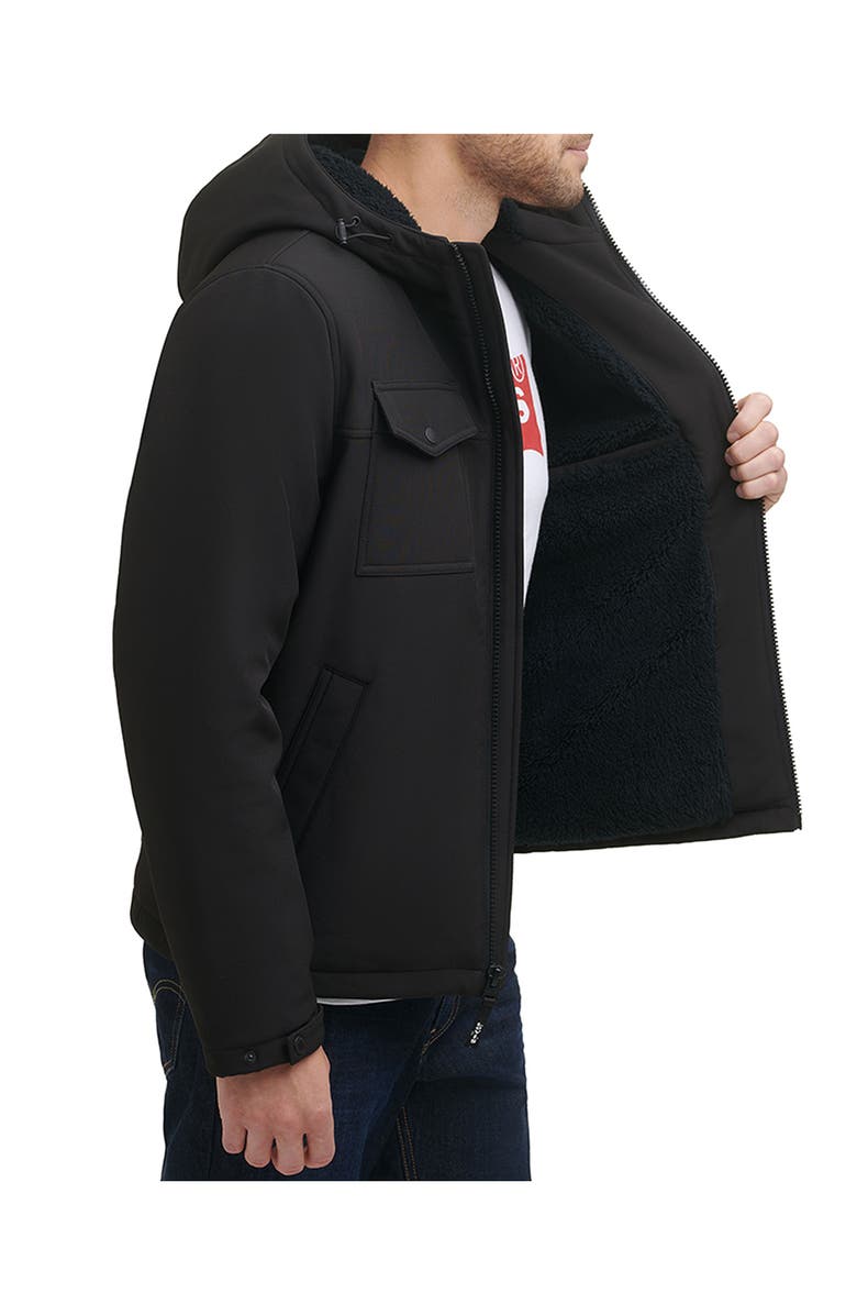 Levi's<sup>®</sup> Soft Shell Faux Shearling Lined Jacket, Alternate, color, 