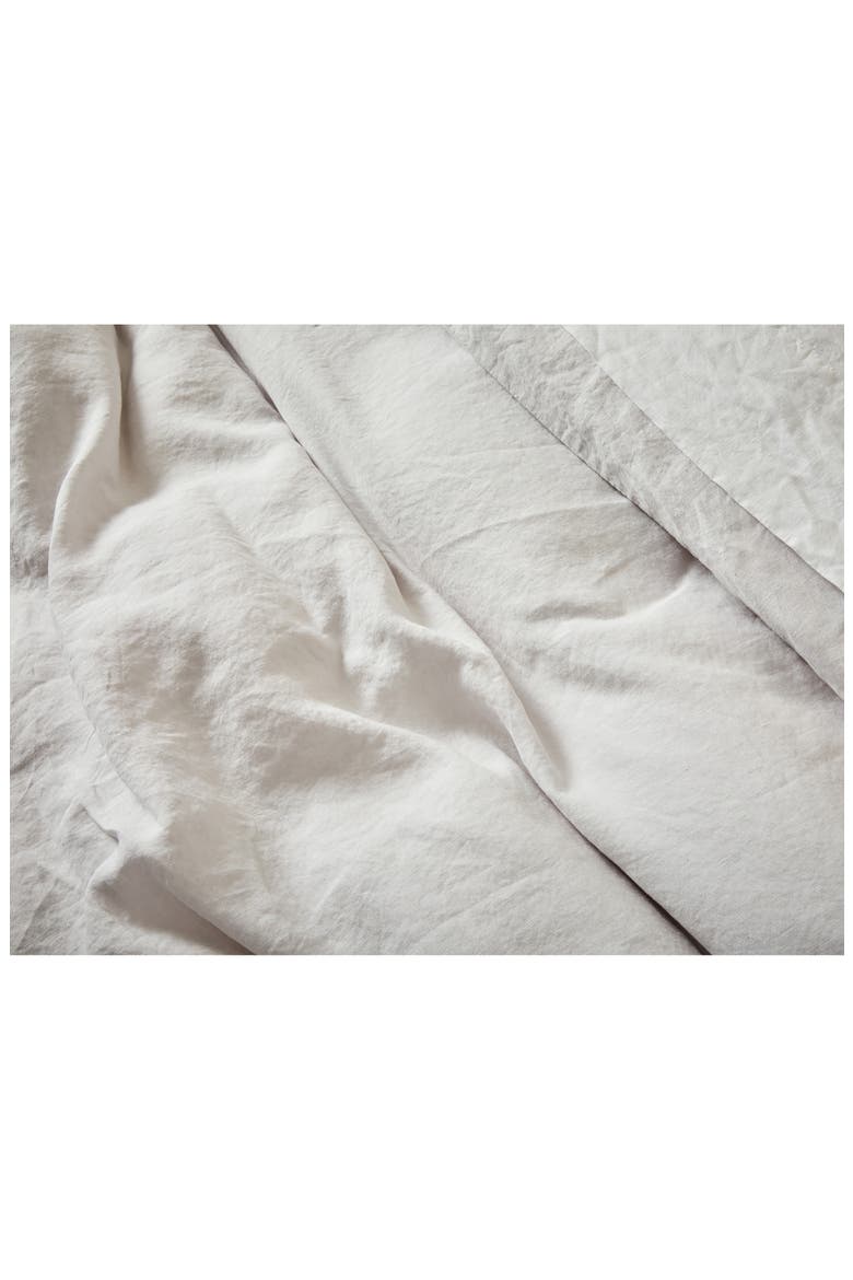 Relaxed Organic Linen Pillow Sham, Alternate, color, FOG