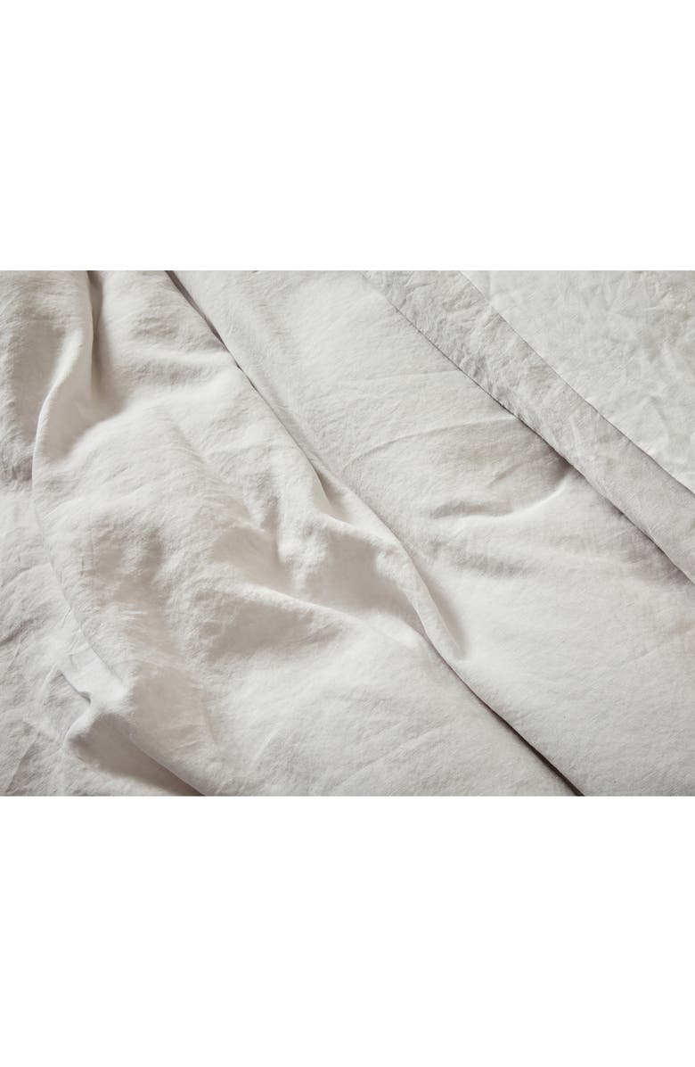 Coyuchi Relaxed Organic Linen Pillow Sham, Alternate, color, Fog