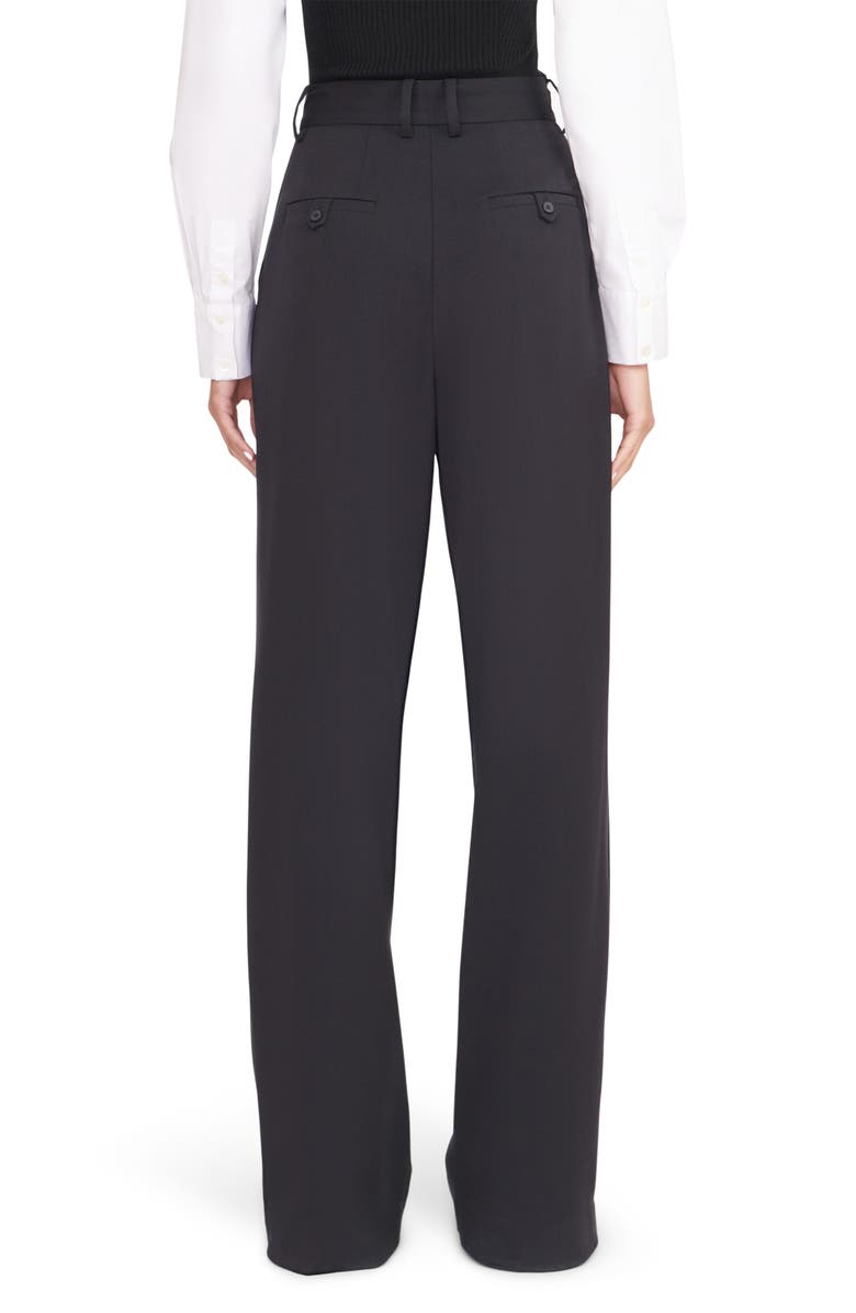 STAUD Luisa Pleated Wide Leg Pants, Alternate, color, 