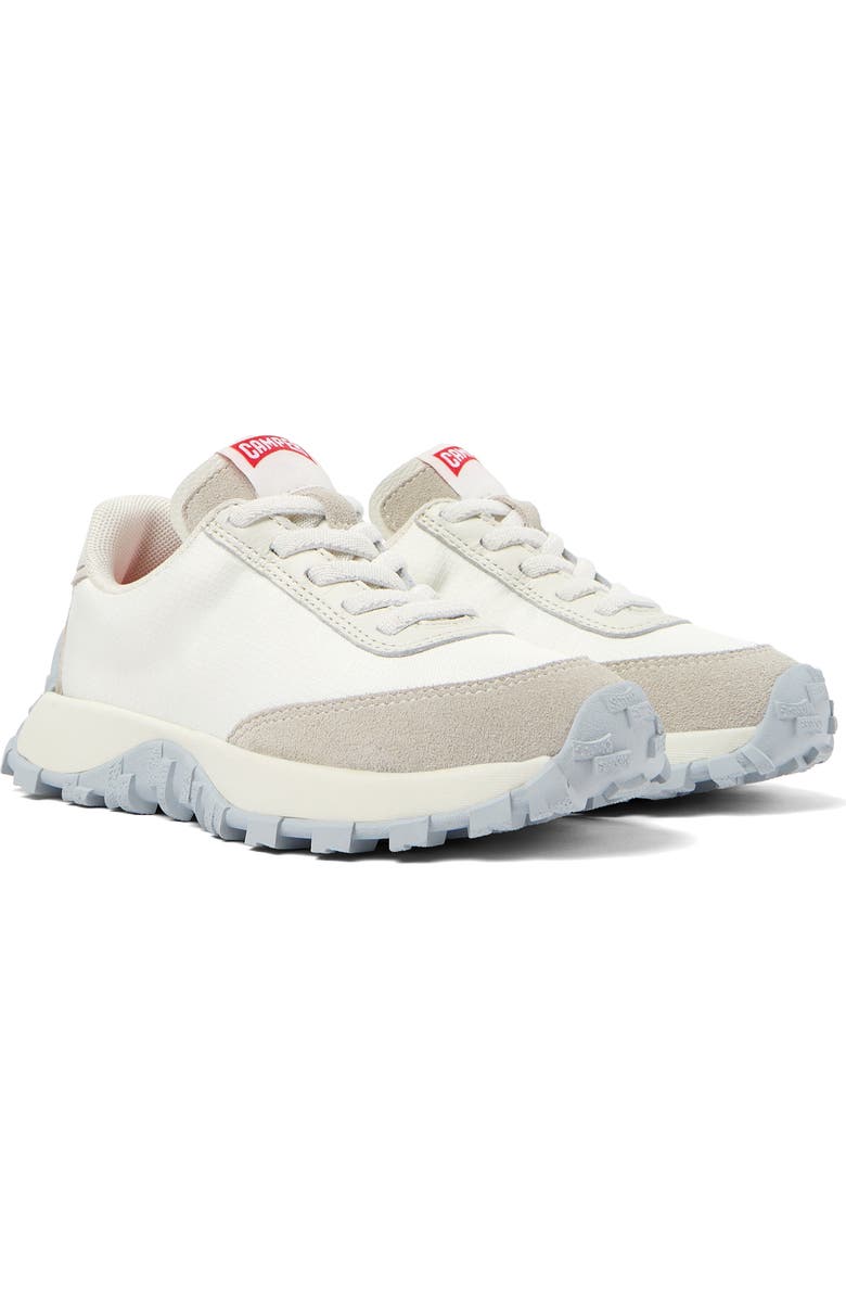 Camper Kids' Drift Trail Sneaker, Main, color, White Natu