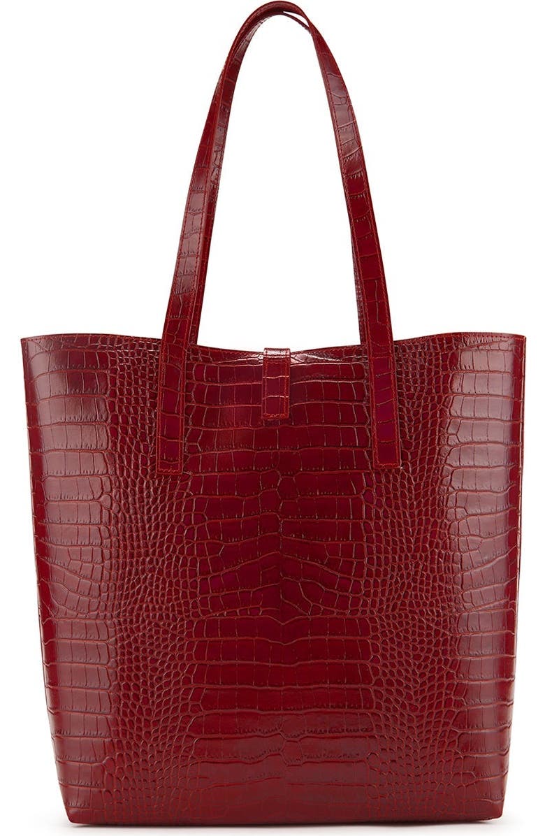 Teddy Blake Nina Croco 12", Alternate, color, Darkred