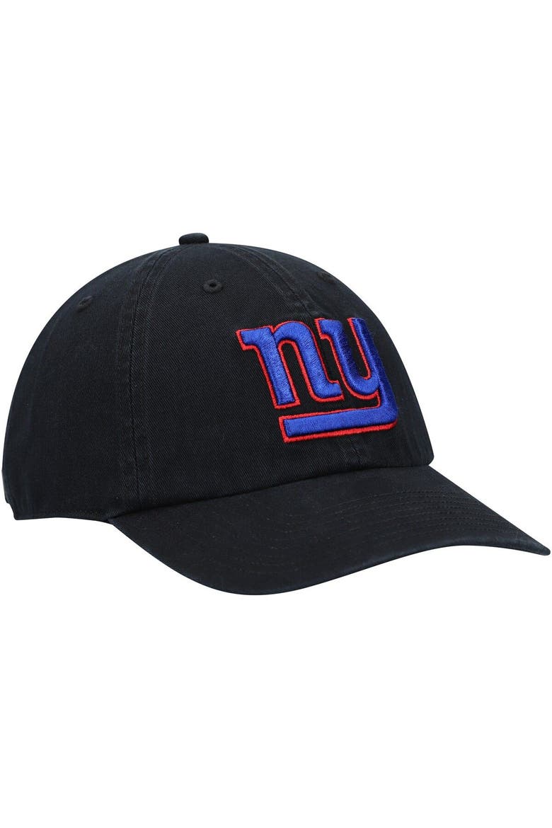 Men's '47 Black New York Giants Clean Up Alternate Adjustable Hat, Alternate, color, BLACK