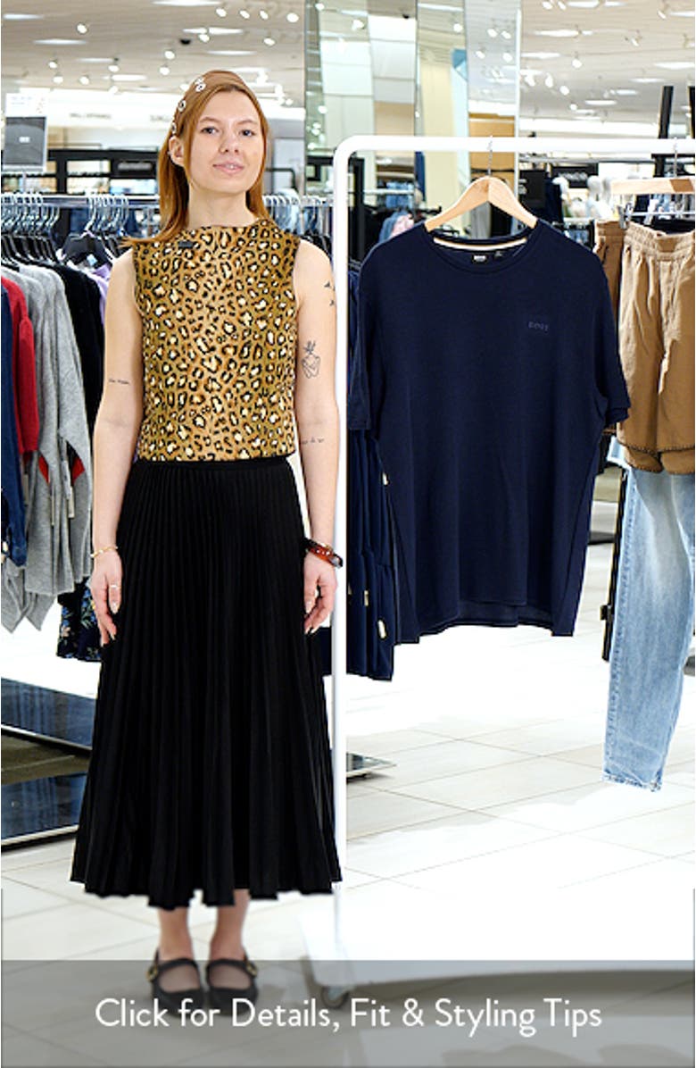 Ribbed Stretch Modal Pajama T-Shirt, sales video thumbnail