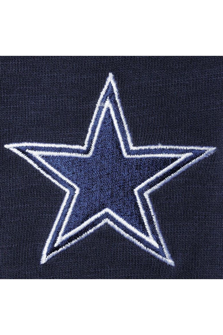Men's Tommy Bahama Navy Dallas Cowboys Sunset Slub Raglan Henley Long Sleeve T-Shirt, Alternate, color, Navy