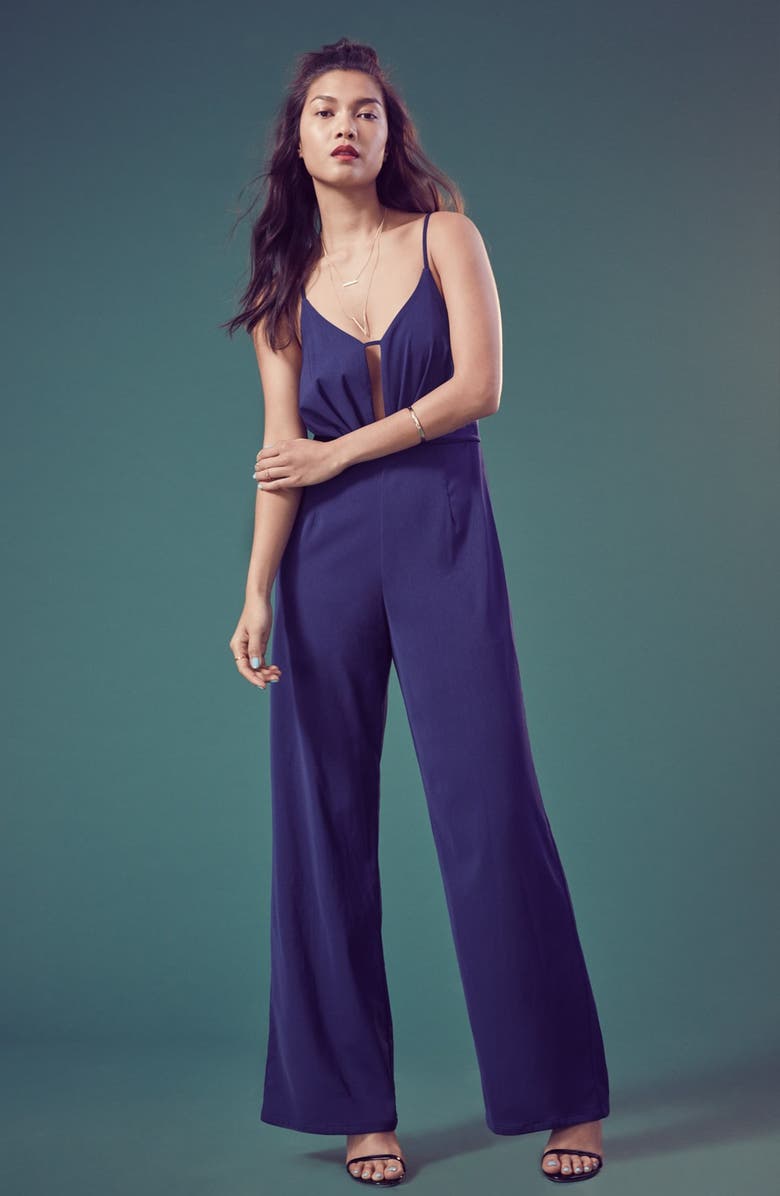 STOREE Keyhole Jumpsuit, Alternate, color, 