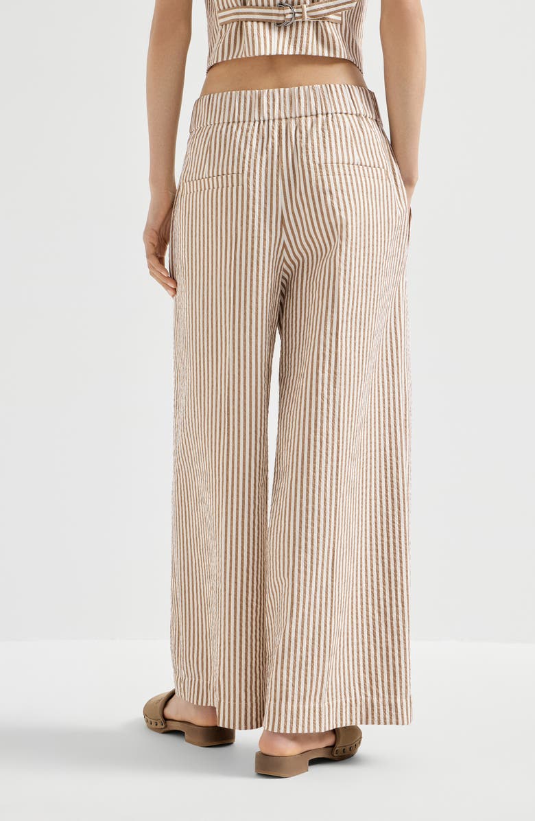 Brunello Cucinelli Baggy track trousers, Alternate, color, Beige