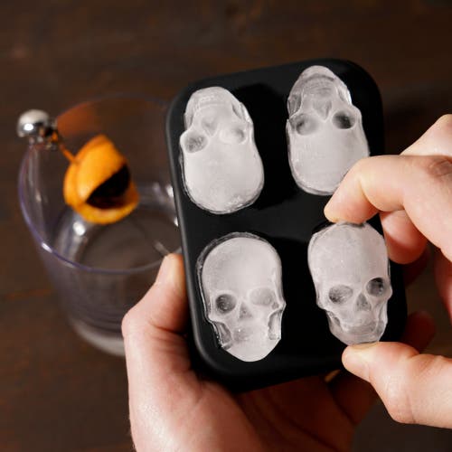 Foster & Rye Skull Ice Mold In Black