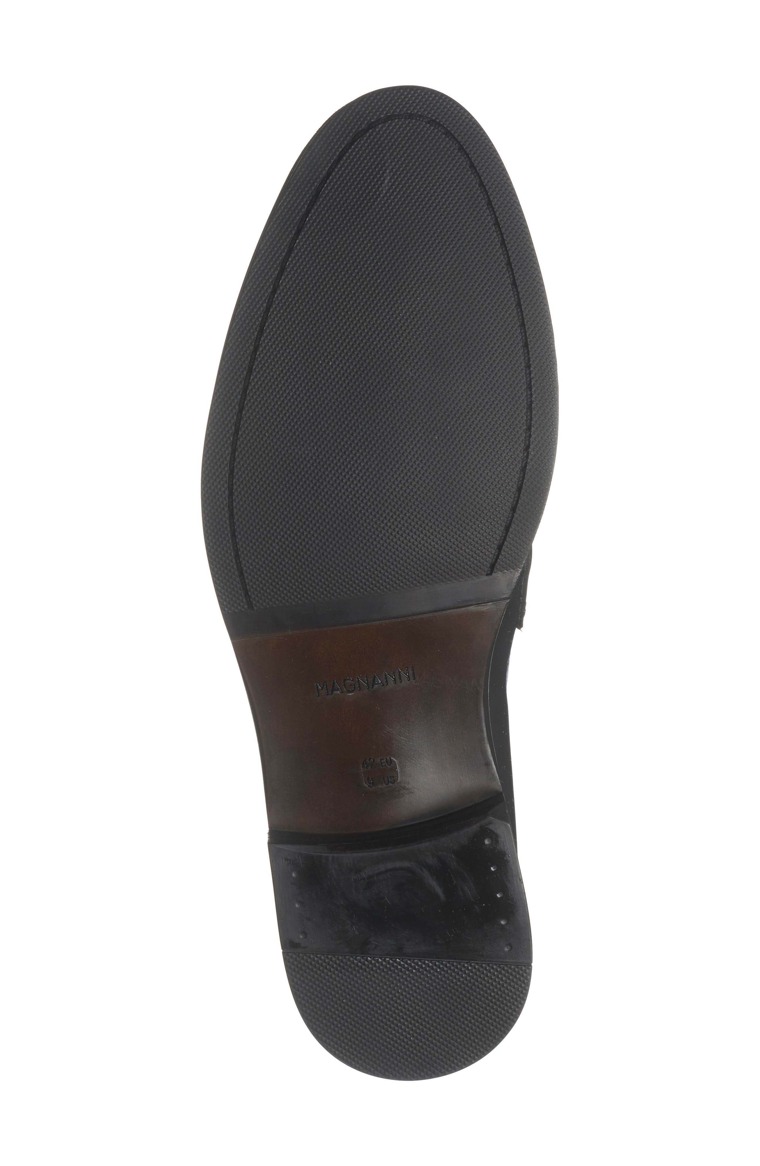 Magnanni Eddison Bit Loafer, Alternate, color, Crown Black