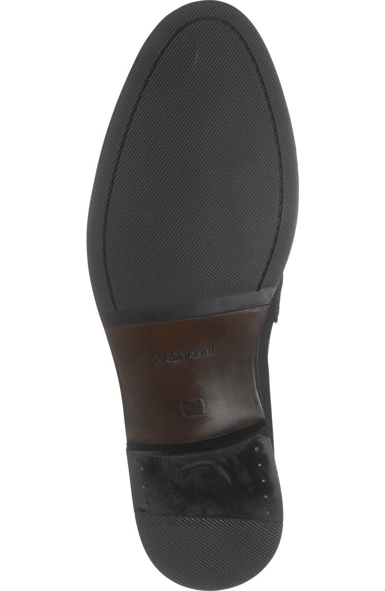 Magnanni Eddison Bit Loafer, Alternate, color, Crown Black