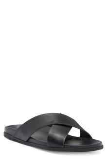 Blake Mckay Jake Cross Strap Leather Sandal