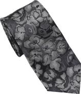 KARL LAGERFELD PARIS Large Floral Print Tie
