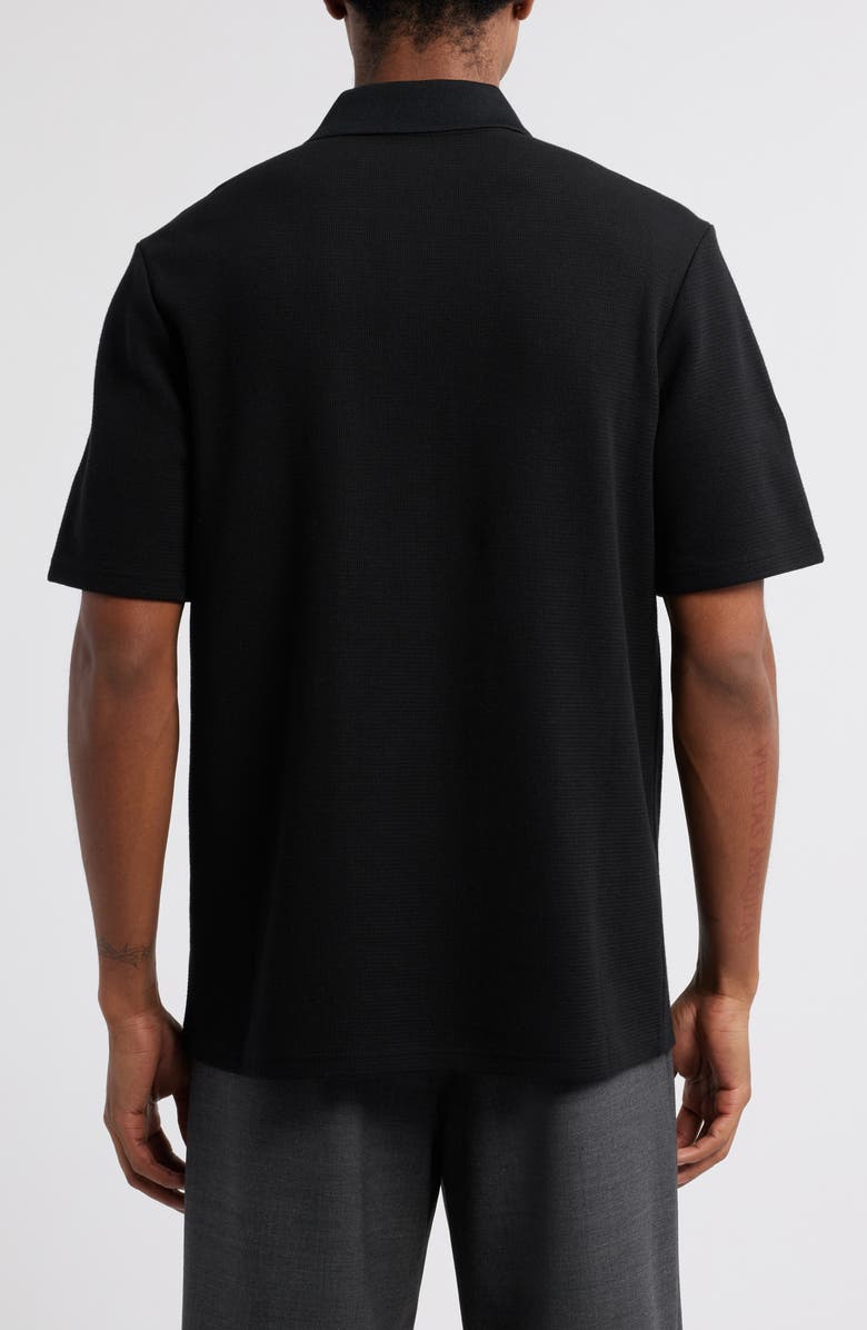 Open Edit Waffle Texture Cotton Blend Polo, Alternate, color,