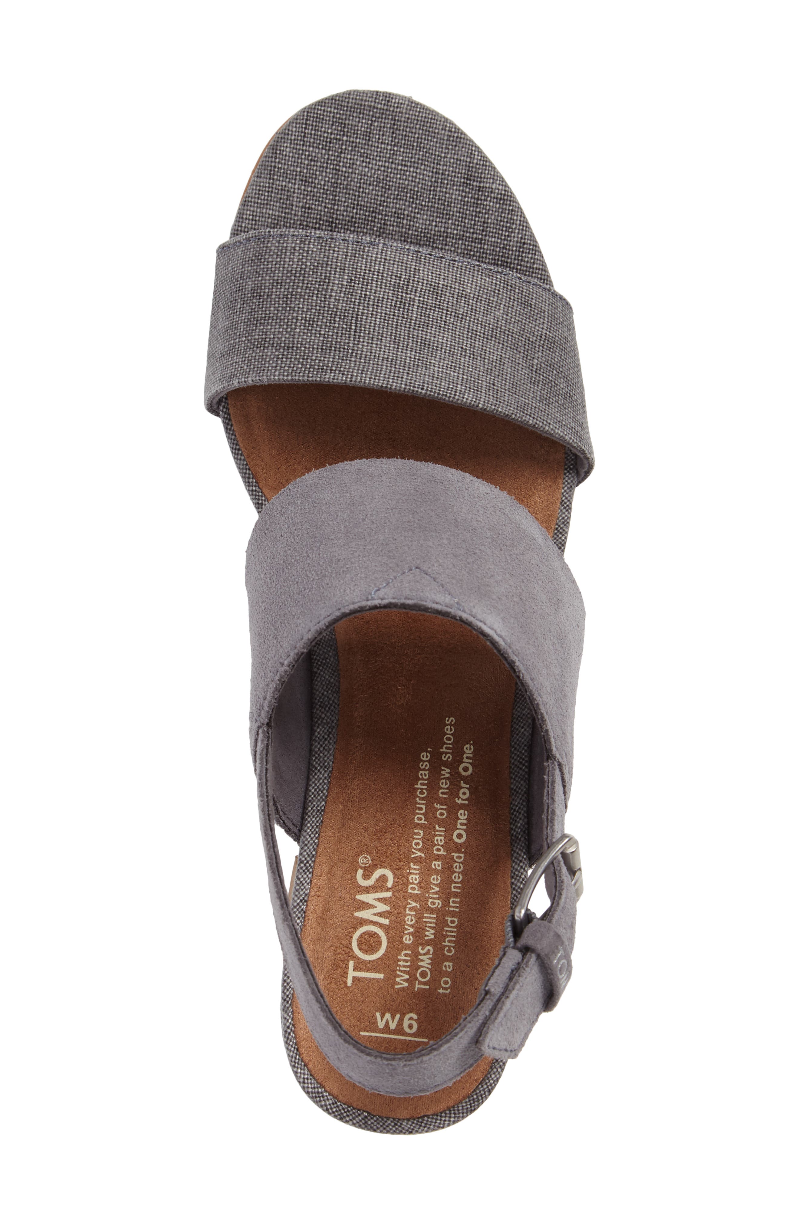 Poppy Sandal, Alternate, color, SHADE SUEDE GREY