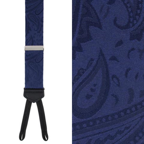 Banbury Tone on Tone Paisley Silk Formal Suspenders (Braces)