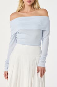 ASTR the Label Margie Off the Shoulder Knit Top